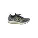 Nike Sneakers: Gray Color Block Shoes - Women's Size 8 - Almond Toe