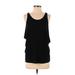 Fabletics Active Tank Top: Black Solid Activewear - Women's Size Small