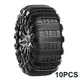 Snow JO1/2/4/8/10 PCs Jeu d'attaches de roue environnement pneus de voiture hiver antidérapant