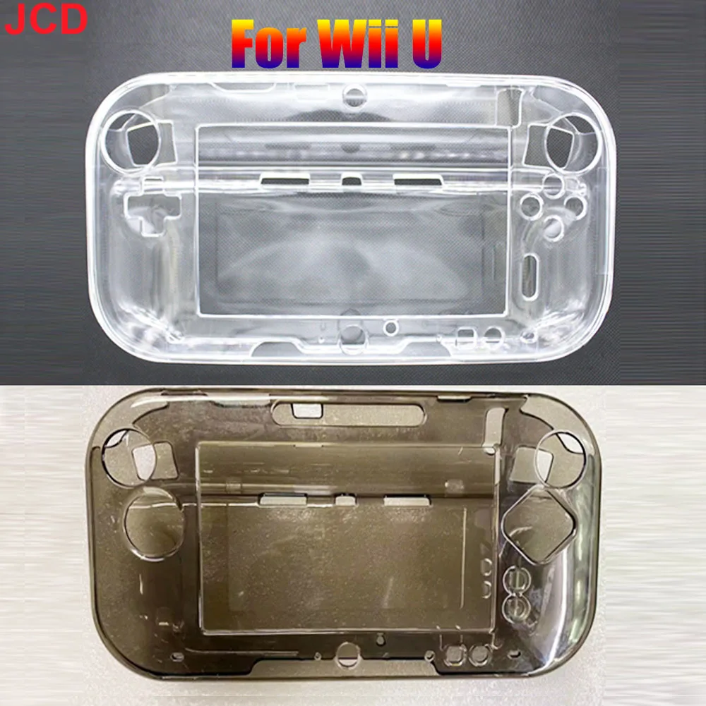 JCD 1 pièces pour Wii U manette de jeu protection cristal clair coque souple coque peau Compatible pour WIIU PC étui accessoires de jeu