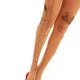 Collants transparents tatouage mitrailleuse pour femmes bas collants accessoires vestisens mode