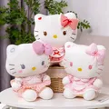 Jouets en peluche Hello Kitty poupées Kawaii crème glacée oreiller en peluche doux décor