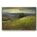 Wexford Home Path Up Windy Hill Framed On Canvas Painting Canvas, Solid Wood in Brown/Gray/Green | 27 H x 41 W x 2 D in | Wayfair