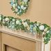 LED Lighted Shamrock Floral Garland Decoration