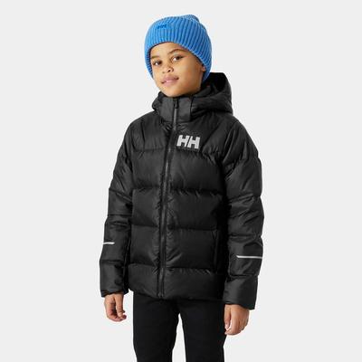 Juniors' Isfjord Down Winter Jacket 2.0 - Black - Helly Hansen Jackets