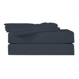 Just Linen 400 TC 100% Egyptian Cotton Sateen, Solid Colours, King Sheet Set with 18" Deep Pocketed Fitted Sheet