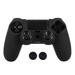 1 Set Console Protective Cover Dust-proof Smooth Surface Wear-resistant Anti-slip with Rocker Cap Scratch-resistant Game Accessories Soft Game Console Silicone Protective Case Cover for PS4 Slim/Pro