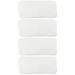4pcs Adult Nappy Pad Washable Diaper Pad for Incontinence Person Reusable Diaper Replacement Pad