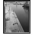 Historic Framed Print Chapel Street Swing Bridge Spanning Mill River on Chapel Street New Haven New Haven County CT - 21 17-7/8 x 21-7/8