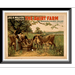 Historic Framed Print Jas. H. Wallick presents The dairy farm a romance of Sleepy Hollow by Eleanor Merron. 17-7/8 x 21-7/8