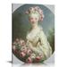 JEUXUS Jean-HonorÃ© Fragonard A Young Blonde Woman With A Garland of Roses Around Her Neck Rococo Canvas Wall Art Poster Decorative Bedroom Modern Home Print Picture Artworks Posters