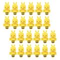 48 Pcs Bee Eraser Shape Erasers Decorative Pencil Stationery Toy Letter Bees Student Child