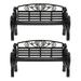 2pcs Miniature Bench Models Mini House Park Bench Models Furniture Bench Ornaments