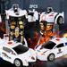 DEELLEEO 2Pcs Shape-shifting Police Car Robots One-click Impact Shape-shifting Autobots Inertial Boys and Girls Toy Cars Children s Favorite Toys