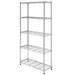 5 Tier Storage Rack Wire Shelving Unit Storage Shelves Metal for Pantry Closet Kitchen Laundry 660Lbs Capacity 180*90*35 cm Silver