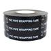 WTYCB Electrical Black Tape 2 Inch X 100 FT 10 Mil PVC Pipe Wrapping Tape All-Weather Corrosion Protection for Steel Pipe Fittings Electrical Conduit and Pipe Wrap Insulation