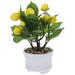 Artificial Lemon Tree Realistic Potted Plant Artificial Lemon Tree Bonsai Home Office Decoration