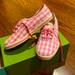 Kate Spade Shoes | Keds Kate Spade Pink Gingham Sneakers Size 2 Big Kids | Color: Pink | Size: 2bb