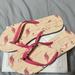 Kate Spade Shoes | Kate Spade Flamingo Flip Flops | Color: Cream/Pink | Size: 8