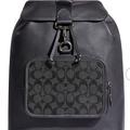 Coach Bags | Coach Coach Black/Charcoal Signature Canvas And Leather Sullivan Backpack | Color: Black | Size: Os