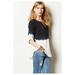 Anthropologie Tops | Anthropologie Top Size 0 Floreat Dip Dyed Studded | Color: Blue/White | Size: 0