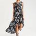 American Eagle Outfitters Dresses | American Eagle Floral High Low Dress | Color: Black | Size: M
