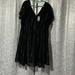 Torrid Dresses | Deep V Torrid Black Dress | Color: Black | Size: 26