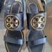 Tory Burch Shoes | Like New Tory Burch Wedge Sandals | Color: Black | Size: 8