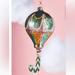 Anthropologie Holiday | Anthropologie Glass Hot Air Balloon Monogram J Holiday Christmas Tree Ornament | Color: Blue | Size: Os