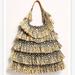 Free People Bags | Free People Soleil Raffia Hobo Shoulder Bag Nwt | Color: Black/Tan | Size: Os