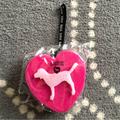 Pink Victoria's Secret Accessories | (Pink Victoria’s Secret) New Bath/Shower Heart Poof | Color: Pink | Size: Os