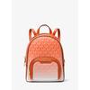 Michael Kors Jaycee Extra-Small Ombré Logo Convertible Backpack Orange One Size