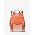 Michael Kors Jaycee Extra-Small Ombré Logo Convertible Backpack Orange One Size