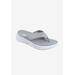 Women's Splendor Sandal by Skechers in Grey Medium (Size 9 M)