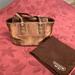 Coach Bags | Coach Suede Leather Shoulder Bag Brown With Pink Accents And Dust Bag | Color: Brown/Pink | Size: Os
