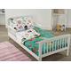 Kinder Valley Cocomelon solid pine 7 piece toddler bed bundle with Sydney toddler bed and thick mattress