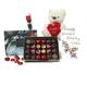 One Cocoa London 24-Piece Love Bundle with Teddy Bear, Card, Soap Rose & 'I Love You' Teddy