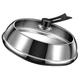 BESTonZON Stainless Steel Pot Lid Pan Lid Cooking Pot Lid Glass Frying Pot Pan Cover for Frying Universal Lids for Pots Visible Pot Lid Griddle Cookware Glass Cover Pots and Pans Anti-crack