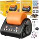 Upgraded Rock Tumbler Kit, Complete Rock Polisher Machine, Durable 1 Lb Barrel Great STEM Science Gift Adult, 9-Day Timer & 3-Speed Motor, Include Rocks, Grits and DIY Tools