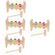 Vaguelly 4 Sets Percussion Table Toy Nailing Table Tapping Toy Montessori Toys Kid Toys Shape Sorting Toy Toddlers Toys Educational Toys Toddler Toy Steam Toy Baby Accessories Manual Wood