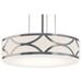 Lake 16" Wide 3-Light Painted Nickel LED Pendant