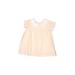 Beba Bean Dress - A-Line: Tan Solid Skirts & Dresses - Size 3-6 Month