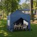 Aoodor 10 Ft. W x 10 Ft. D Iron Pop-Up Canopy Iron/Metal/Soft-top in Gray | 126 H x 114 W x 114 D in | Wayfair A263-PDEDY-USWL0