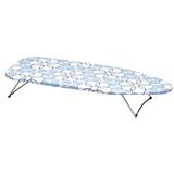 QOLFER Steel Tabletop Ironing Board in Blue/Pink/White | 5 H x 30 W x 12 D in | Wayfair CD1267FFK