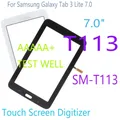 Nouveau panneau d'écran tactile T113 pour Samsung Galaxy Tab 3 Lite 100% SM-T113 écran tactile