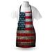 East Urban Home American Flag Apron Unisex, US Flag Plate, Adult Size, Red Grey, Polyester | Wayfair F0B3A19AC888490CA339B415A248D901