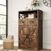 Gracie Oaks Cellina Accent Cabinet Wood in Brown | 42.5 H x 23 W x 11.6 D in | Wayfair 6731D8F7A15241DBA624A00F876DA568