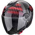 Scorpion Exo City II FC Bayern Casco Jet, nero-grigio-rosso, dimensione XL