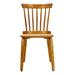 Solid Wood Slat Back Windsor Chair for Living Room, Bedroom (Set of 2)