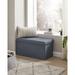 30 Inches Folding Storage Ottoman Bench, Storage Chest, Foot Rest Stool